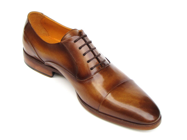 Paul Parkman Men's Captoe Oxfords Brown Leather (ID#074-CML) – PAUL ...