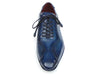 Paul Parkman Handmade Lace-Up Casual Shoes For Men Blue (ID#84654-BLU)