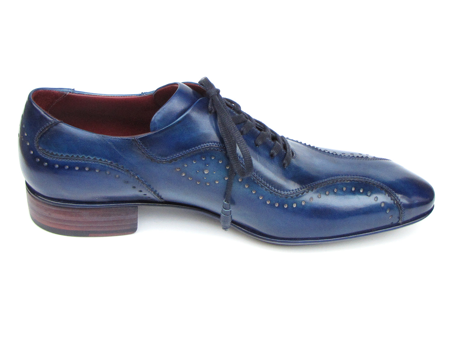 mens dress shoes with blue laces Carrucci Embossed Croco Oxford KS515-35 | Men's Dress Shoes