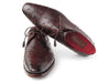 Paul Parkman Men's Brown Genuine Ostrich Derby Shoes (ID#33B76-BRW)