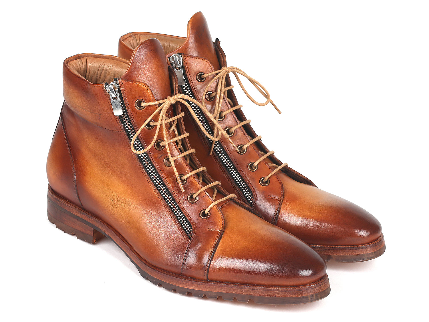 mens light brown dress boots Dockorio Chukka Oxford Boots for Men Chestnut brown leather lace Jazam Men's Leather Lined Wing