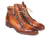 Paul Parkman Men's Side Zipper Leather Boots Light Brown (12455-CML)