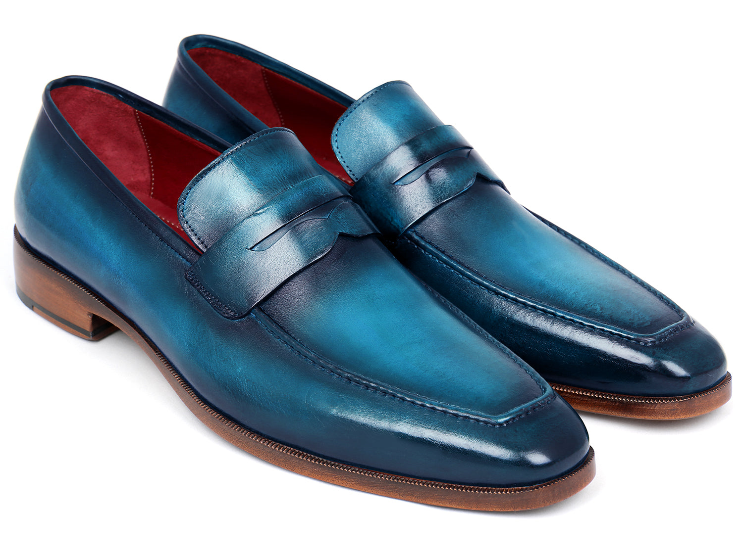 turquoise blue dress shoes Make a Statement with Turquoise Leather Oxford Shoes