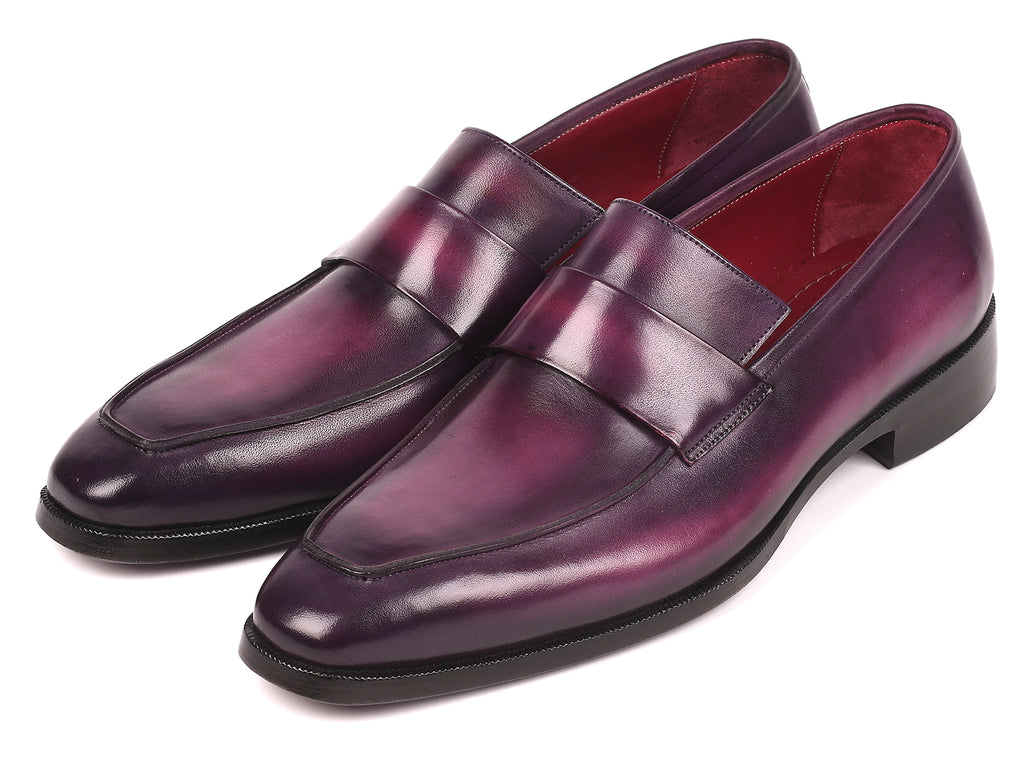 Paul Parkman Men's Loafers Purple (ID#93PR814) – PAUL PARKMAN® Handmade ...