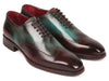 Paul Parkman Goodyear Welted Wingtip Oxfords Brown & Turquoise (ID#081-BTQ)