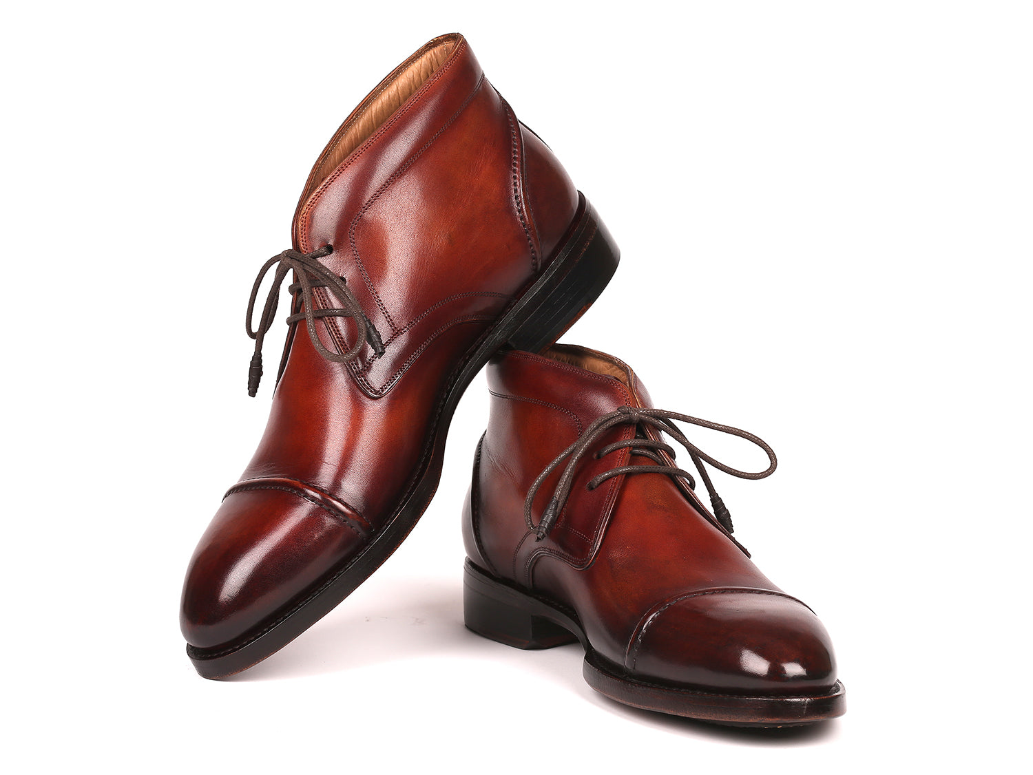 omverwerping Azië galop Paul Parkman Men's Cap Toe Chukka Boots Brown (ID#144BRW68) – PAUL PARKMAN®  Handmade Shoes