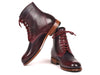 Paul Parkman Men's Leather Boots Bordeaux & Navy (824BRD65)
