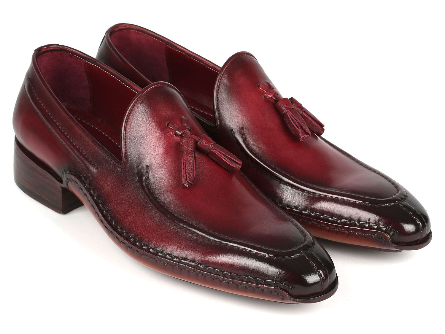 royalty Eeuwigdurend Noodlottig Paul Parkman Hand-Sewn Tassel Loafers Bordeaux (ID#082-BRD) – PAUL PARKMAN®  Handmade Shoes