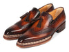 Paul Parkman Norwegian Welted Tassel Loafers Brown Burnished (ID#8507-BRW)