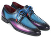 Paul Parkman Ghillie Lacing Blue & Purple Dress Shoes (ID#GU568BLP)