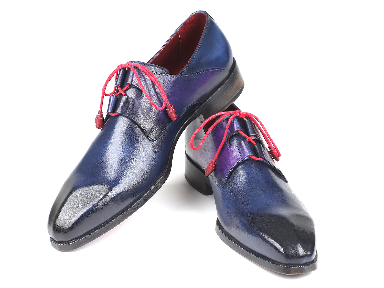 Paul Parkman Ghillie Lacing Blue Dress Shoes (ID#GT511BLU) EU 43 - US 9.5 / 10 Paul Parkman Ghillie Lacing Blue Dress Shoes (ID#GT511BLU) EU 43 - US 9.5 / 10