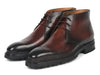 Paul Parkman Men's Norwegian Welted Chukka Boots Brown Burnished (ID#8504-BRW)