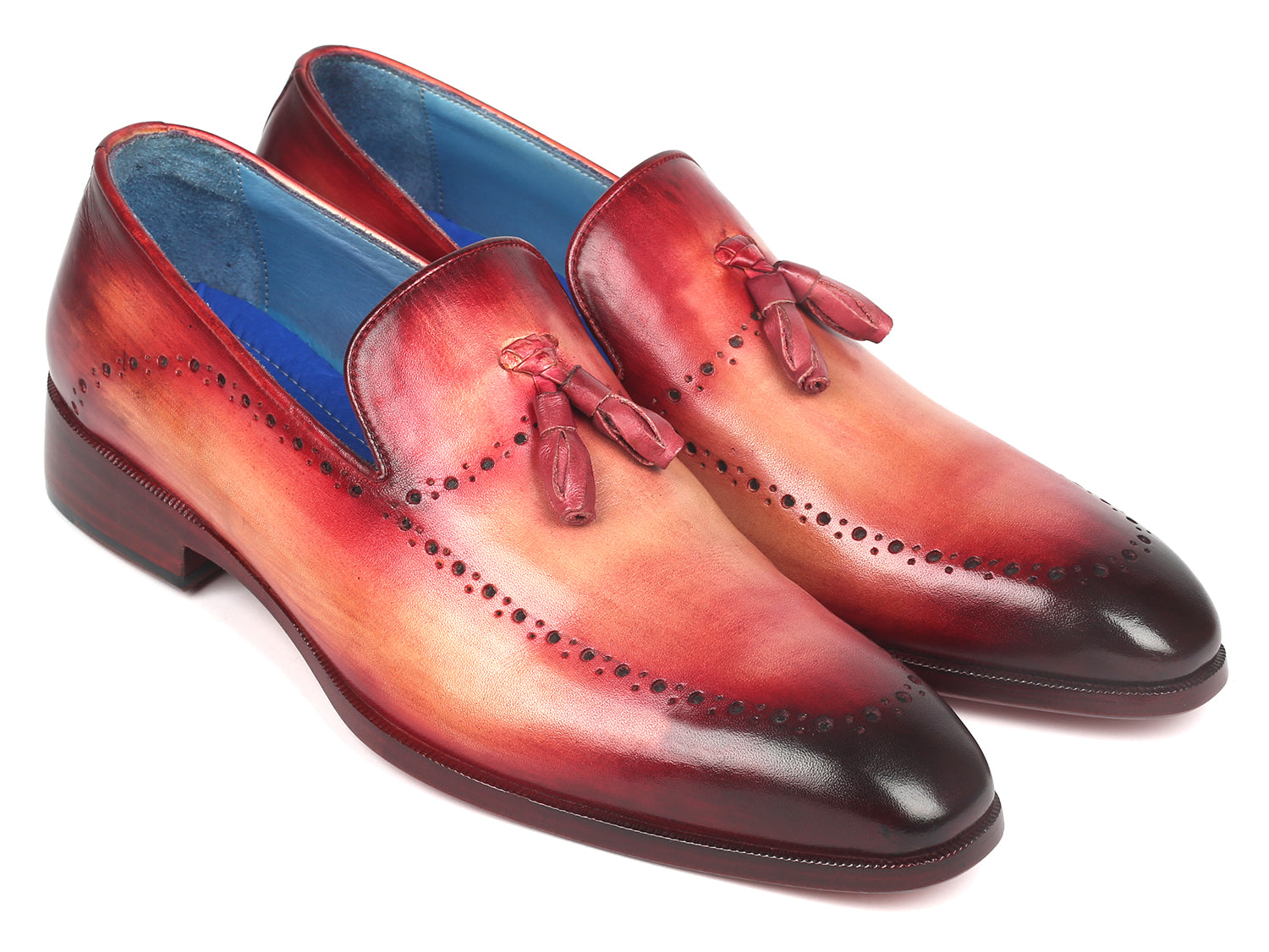 650$ Luxury Louis Leeman Suede Burgundy Loafer Slipper Dapper Shoe