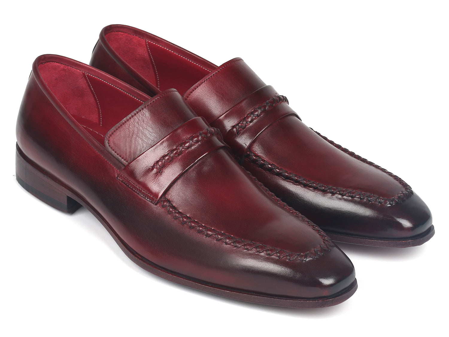 Paul Parkman Loafers Bordeaux (ID#068-BRD) – PAUL PARKMAN® Handmade Shoes