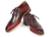 Paul Parkman Goodyear Welted Ghillie Lacing Brogues Green & Bordeaux (ID#2955-GRB)